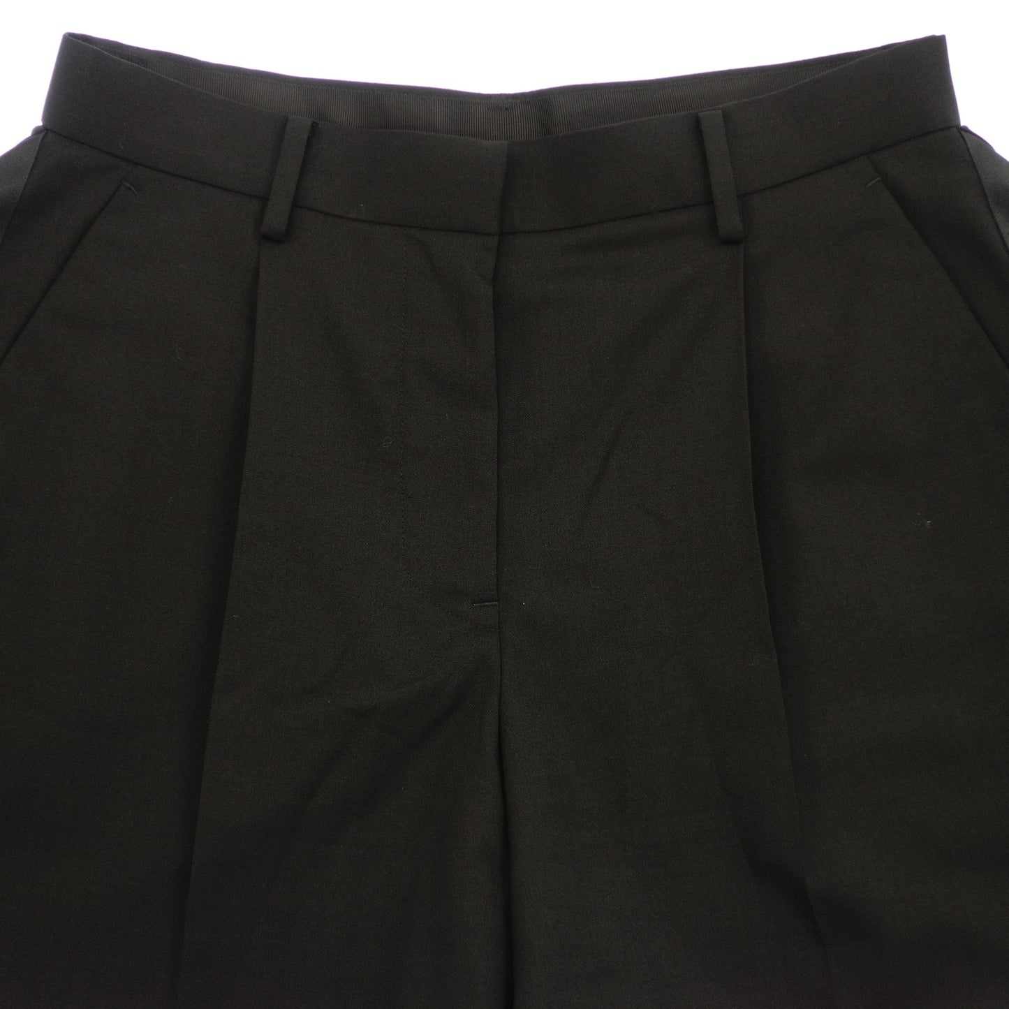 Good condition◆Sacai shorts asymmetrical shorts 21-05402 black size 3 ladies sacai [AFB32] 