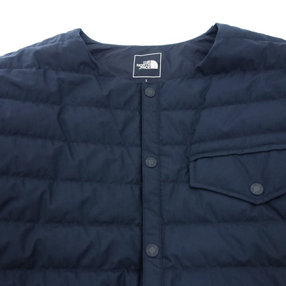 Good Condition ◆ The North Face Down Cardigan ND92262 Windstopper Zephyr Shell Gore-Tex Men's Urban Navy Size L THE NORTH FACE [AFB26] 