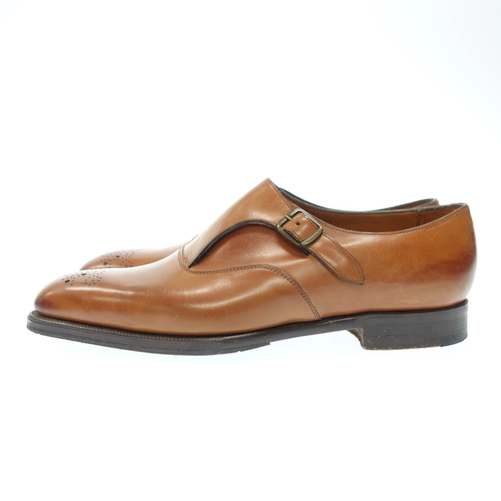 Used ◆Ralph Lauren Purple Label Leather Shoes S7065 Single Strap Men's Brown Size 7.5E RALPH LAUREN PURPLE LABEL [AFD9] 