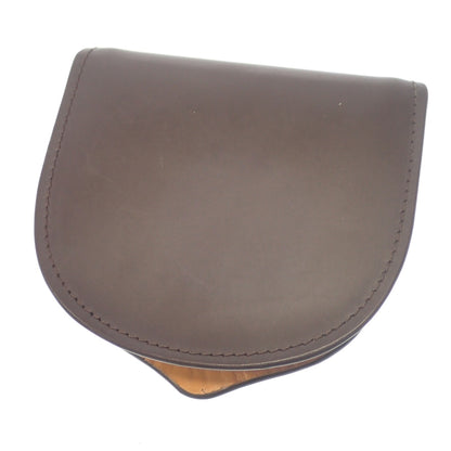 Good condition ◆ Ettinger Coin Purse Coin Case Bridle Leather BH2127J Horseshoe Shape Brown ETTINGER [AFI12] 