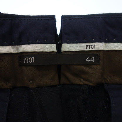 Very good condition ◆Pty Zero Uno Slacks Wool Side Adjuster Men's 44 Black PT01 [AFB12] 