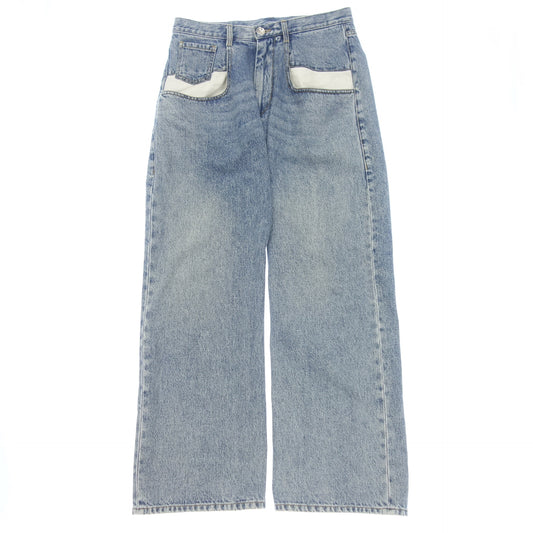 メゾンマルジェラ デニムパンツ STRAIGHT JEANS CONTRAST POCKET S51LA0052 メンズ ライトブルー 42 Maison Margiela【AFB3】【中古】