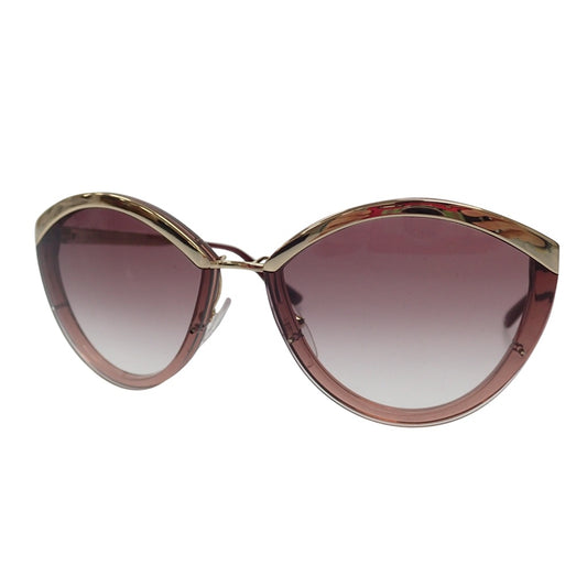 Very good condition◆Prada sunglasses SPR07U pink x gold PRADA [AFI13] 