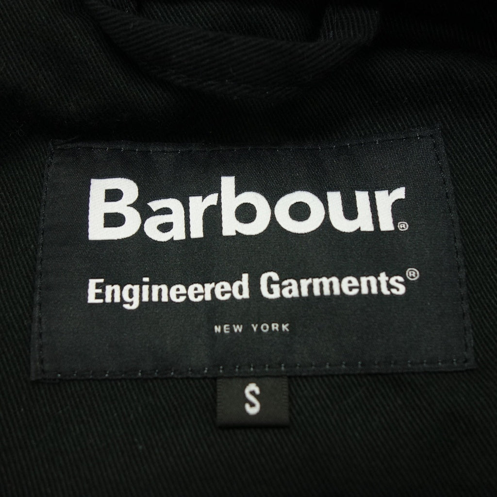 中古◆バブアー × エンジニアードガーメンツ ジップパーカ ライトウェイト ワックス メンズ サイズS ブラック Barbour×Engineered Garments【AFA24】