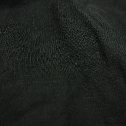 Good condition◆Double JK coat men's size F black linen 100% wjk [AFB34] 