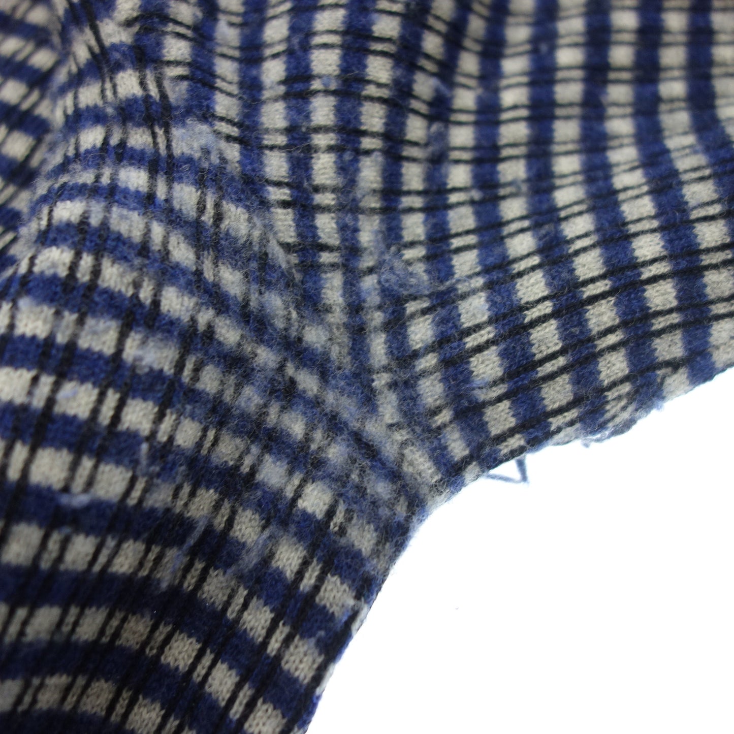 二手路易威登针织开衫羊毛 x 丝绸 RM132M 尺寸 S 蓝色 男士 LOUIS VUITTON [AFB30] 