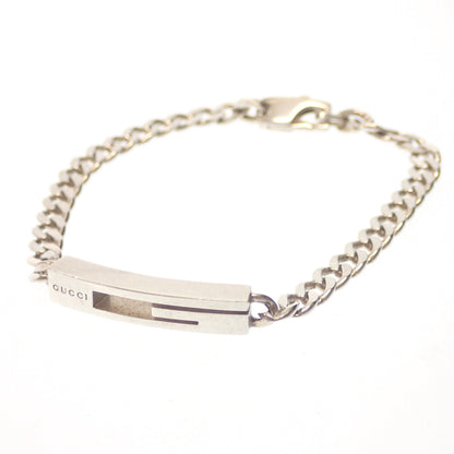 Good condition ◆ Gucci Bracelet G Hardware Chain SV925 Silver Size 16 GUCCI [LA] 