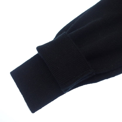 Good condition◆Hermes turtleneck knit cashmere black ladies 38 HERMES [AFB37] 