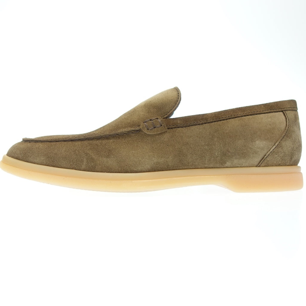 Unused ◆ LOTTUSSE Slip-ons T2438 Suede Men's Size 6.5 Brown LOTTUSSE [AFD14] 