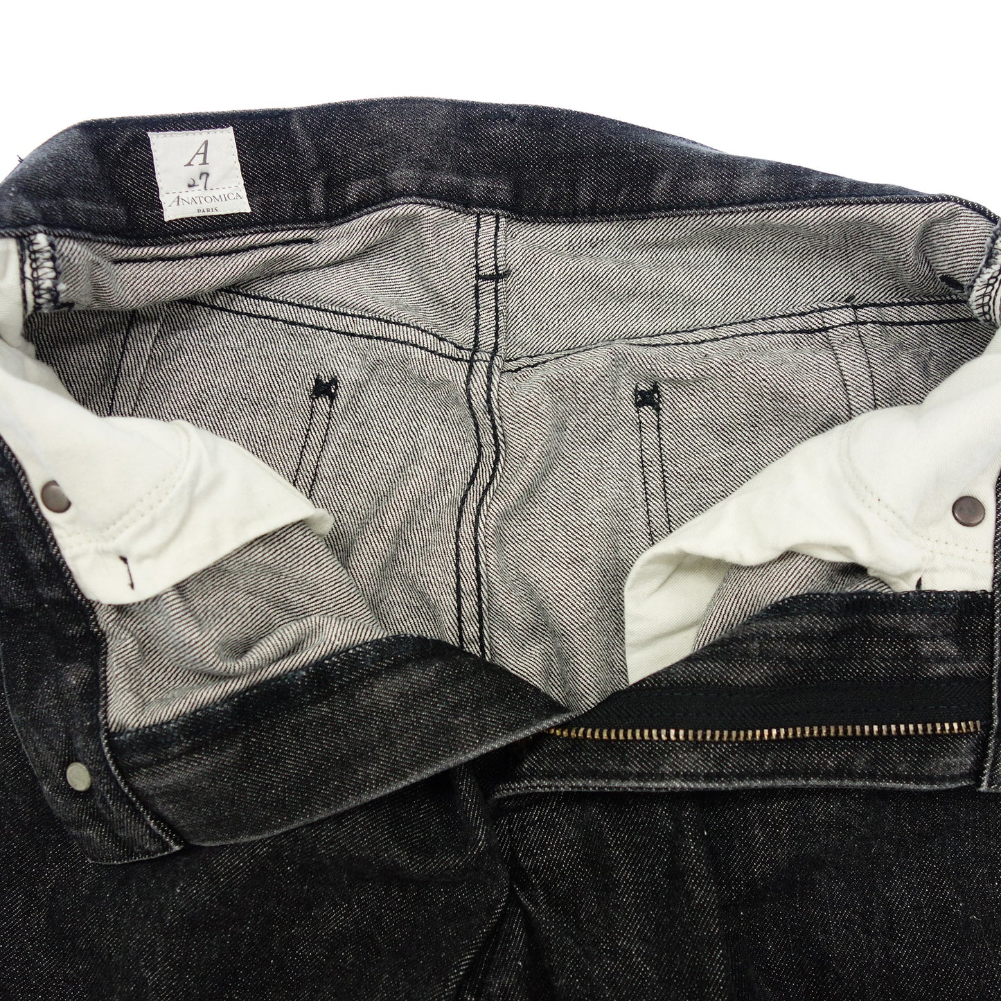 Very good condition ◆ Anatomica Denim Pants 618 MARILYN2 531-551-04 W20 Women's Gray Size 27 ANATOMICA [AFB53] 