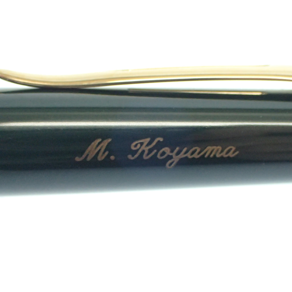 状况良好◆威迪文钢笔 Retalon 笔尖 18K750 绿色 x 金色 WATERMAN [AFI12] 