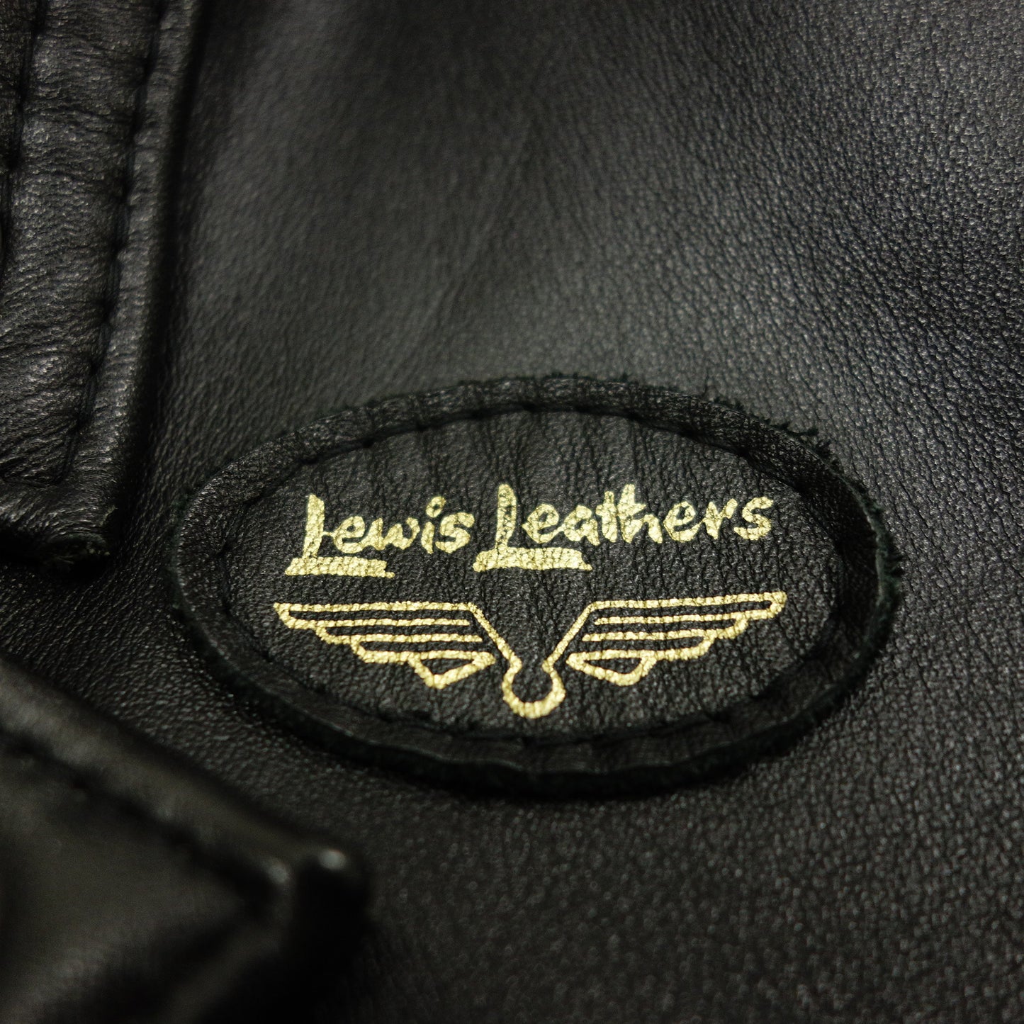 状况非常好 ◆ Lewis Leathers 皮夹克 Double Riders Cyclone 尺寸 34 黑色 Lewis Leathers [AFG1] 