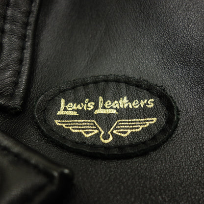 Very good condition ◆ Lewis Leathers Leather Jacket Double Riders Cyclone Size 34 Black Lewis Leathers [AFG1] 