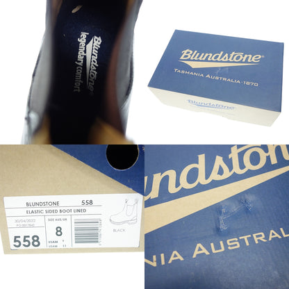 状况良好◆ Blundstone 皮靴 588 经典侧边男式尺寸 UK8 黑色 Blundstone [AFD9] 