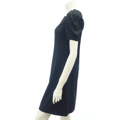 Good condition ◆ FOXEY NEW YORK 39467 Short sleeve dress ladies black size 38 FOXEY NEW YORK [AFB32] 