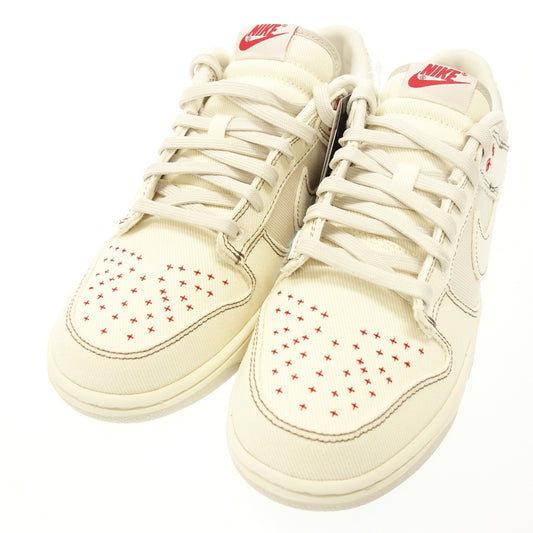 Like new◆Nike Sneakers Dunk Low Retro SE Ivory Men's Size 27.5cm DV0834 100 NIIKE [AFD7] 