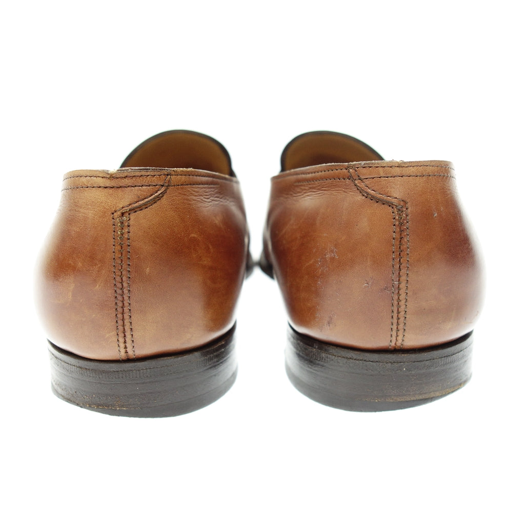 Used ◆John Lobb Loafer Full Strap Fencoat 4098 Rust Leather Men's 8.5 Brown JOHN LOBB FENCOTE [AFC15] 