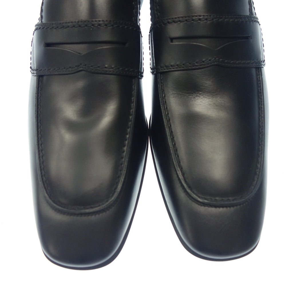 Good Condition◆Louis Vuitton Coin Loafer FD0027 Men's Black Size 6.5 LOUIS VUITTON [AFC31] 