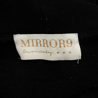 Used ◆Mirror Nine Parka Bag Logo Women's Black Size M MIRROR9 [AFB32] 