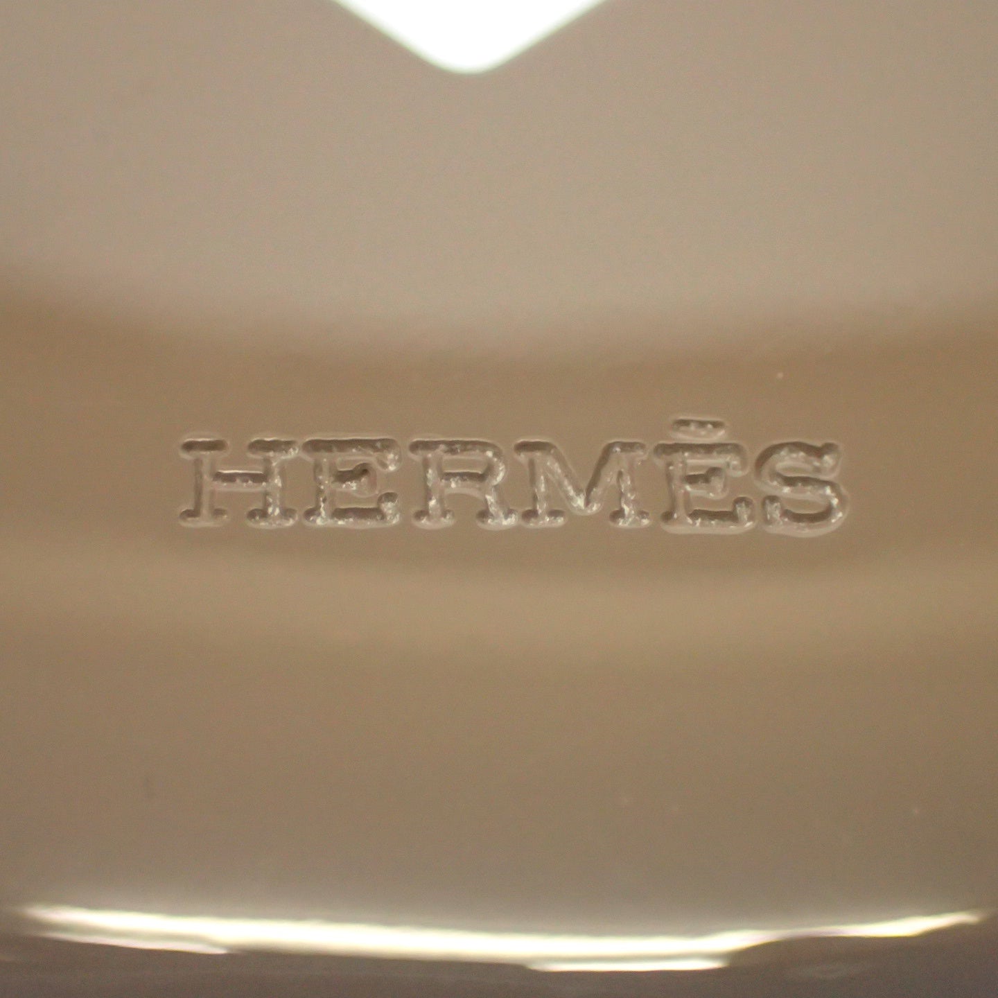 美品◆エルメス ネックレス ペンダント イムス サークル Hロゴ ブラウン系 HERMES【AFI11】