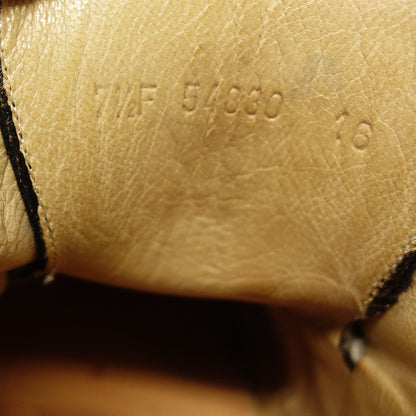 状况良好 ◆ Paraboots 皮鞋 U Tip Chamboard 男式 7.5 黑色 Paraboot CHAMBORD [LA] 