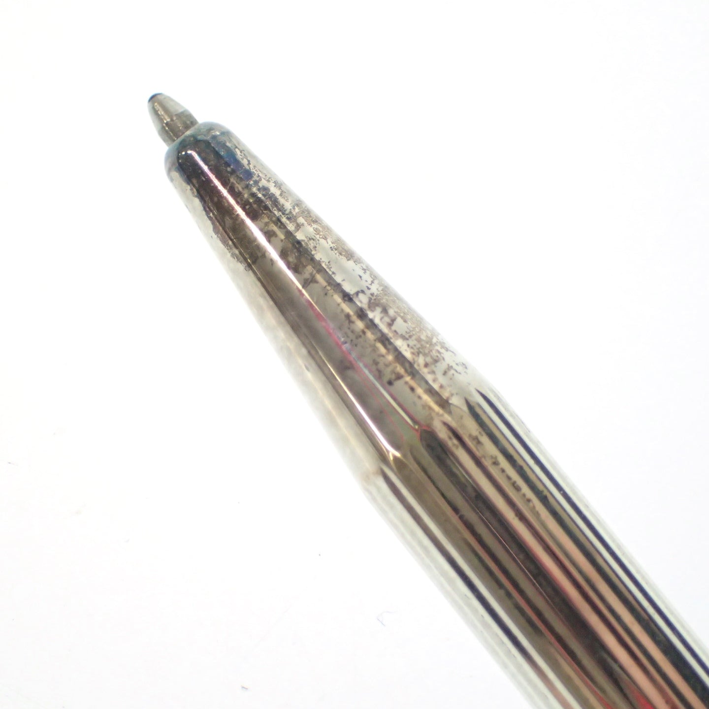 デュポン ボールペン ツイスト式 シルバー×ゴールド S.T.Dupont【AFI5】【中古】