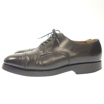 Used ◆ PEGMAN leather shoes 61033 straight tip men's black size 7H PEGMAN [AFD7] 