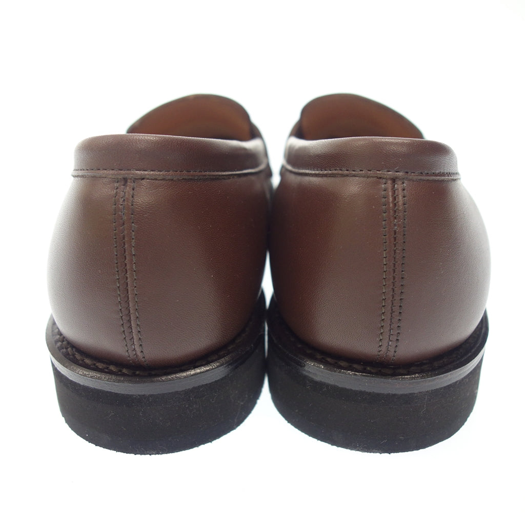 Unused ◆GEOX coin loafer 1374 Men's Brown Size 27 GEOX [AFD3] 