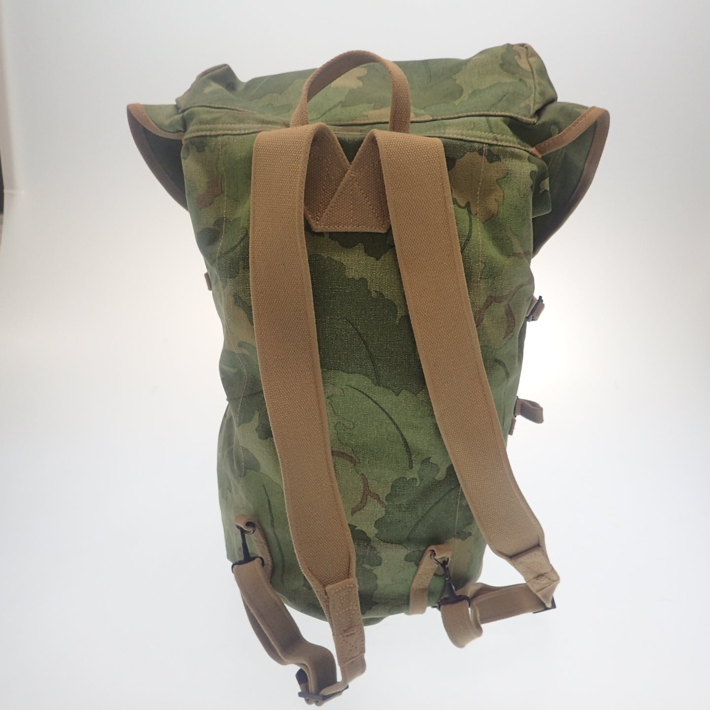 Double Earl Ralph Lauren Backpack Jayhawk Backpack Mitchell Camo RRL  [AFE10] [Used]