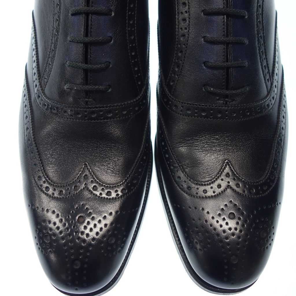 Very good condition ◆ Otsuka Plus Leather Shoes Full Brogue Men's 25.5 Black 1704046 OP1003 Otsuka+ [AFC43] 