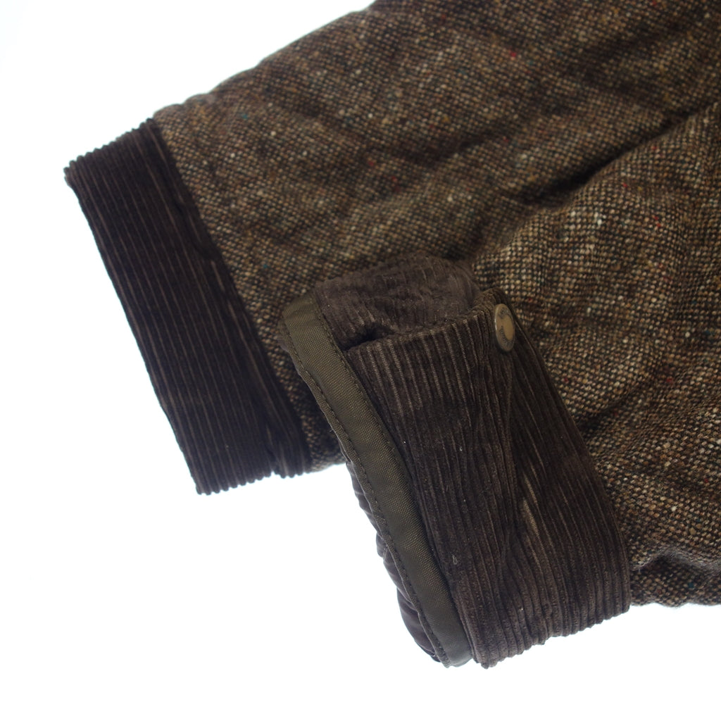 Good Condition◆United Arrows LAVENHAM Quilted Coat Wool Men's Brown Size 40 UNITED ARROWS LAVENHAM [AFA7] 