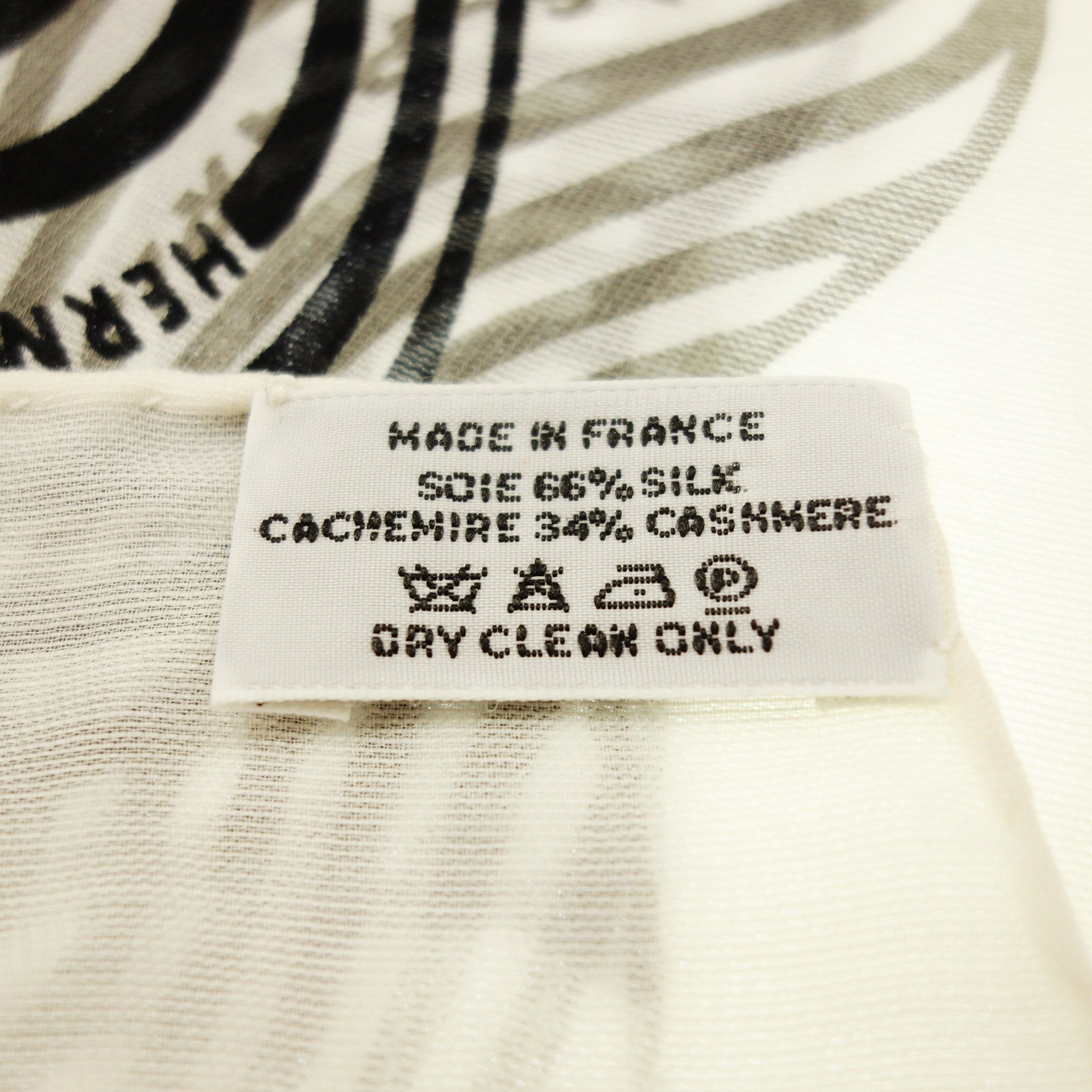エルメス オンド デ シック シルクスカーフ エルメス スカーフ ONDE DE CHIC 洗練の波 シルク×カシミヤ 白