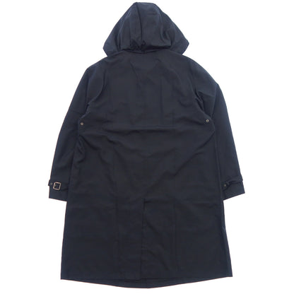 Used ◆ Emporio Armani Hooded Stainless Steel Collar Coat Men's 50 Navy EMPORIO ARMANI [AFB22] 