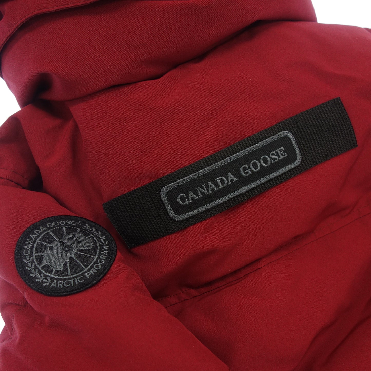 カナダグース ダウンコート ベネット 3817LB レディース S 赤 CANADAGOOSE【AFA23】【中古】