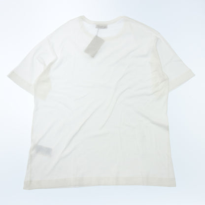 JOHN SMEDLEY T-shirt Sea Island Cotton 30G Crew Neck Men's White M JOHN SMEDLEY [AFB1] [Used] 