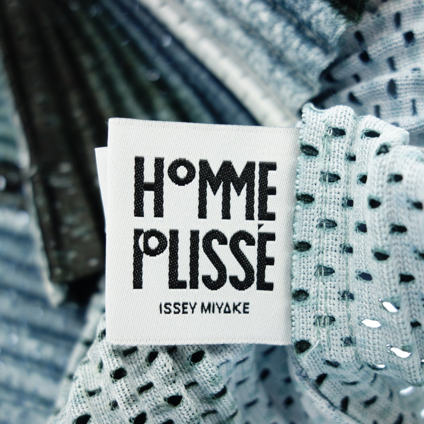 ISSEY MIYAKE HOMME PLISSE T 恤 全图案短袖 HP91JK154 男士 绿色 3 ISSEY MIYAKE HOMME PLISSE [AFB47] [二手] 