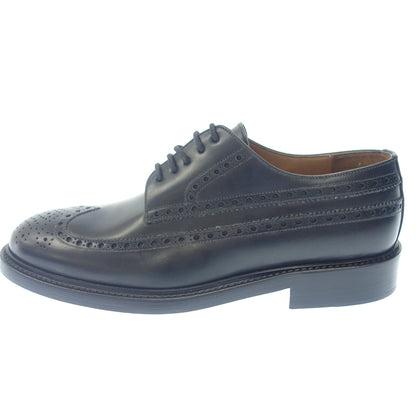 如同全新一样◆Ralph Lauren 皮鞋 Wingtip 2741 男式 9EE 黑色 RALPH LAUREN [AFC34] 