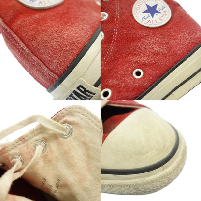 Used ◆Converse Sneakers Vintage All Star High Cut Suede Men's Size 10.5 Red CONVERSE [AFC30] 