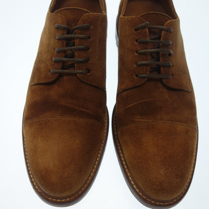 Good Condition◆Brunello Cucinelli Leather Shoes Suede Straight Tip Men's 42 Brown BRUNELLO CUCINELLI [AFC55] 