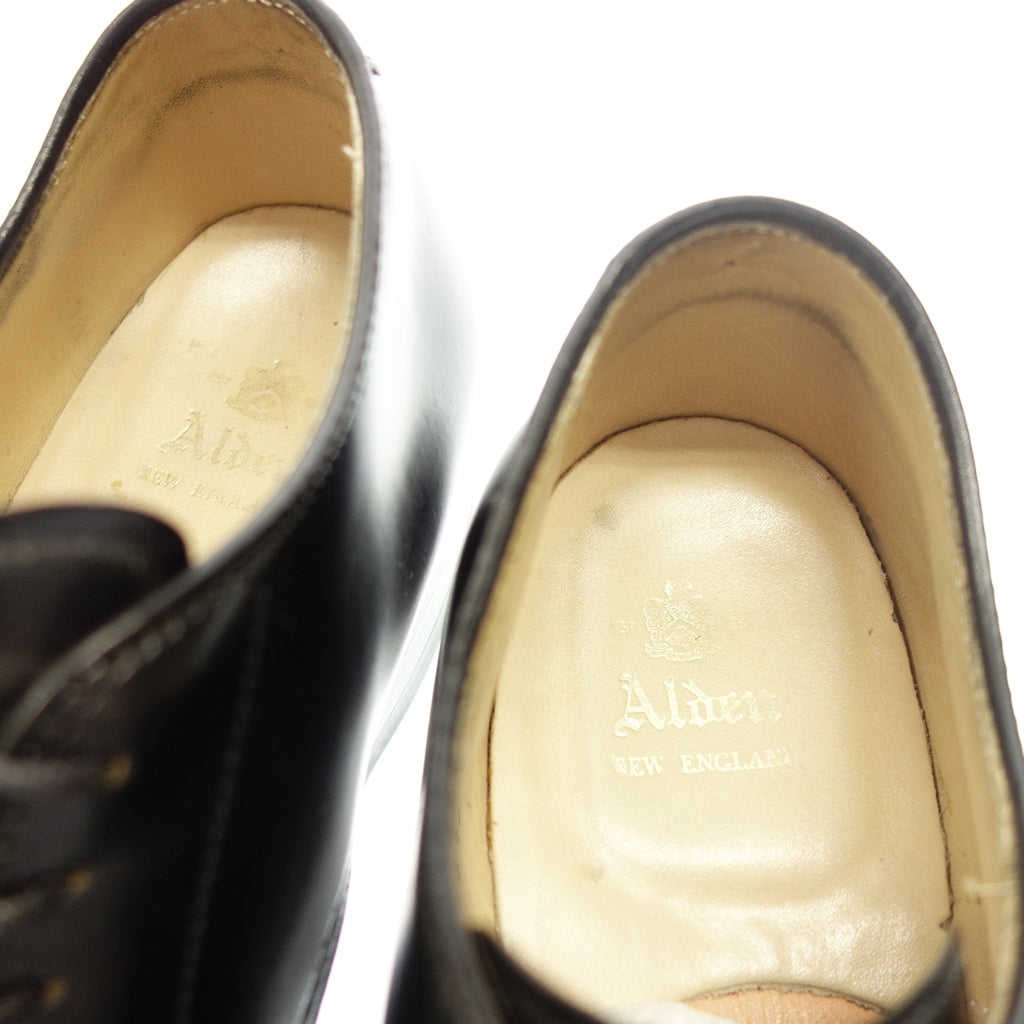 状况良好 ◆ Alden 皮鞋 V Tip 54331 Cordovan 男式 US7.5D 黑色 ALDEN [LA] 