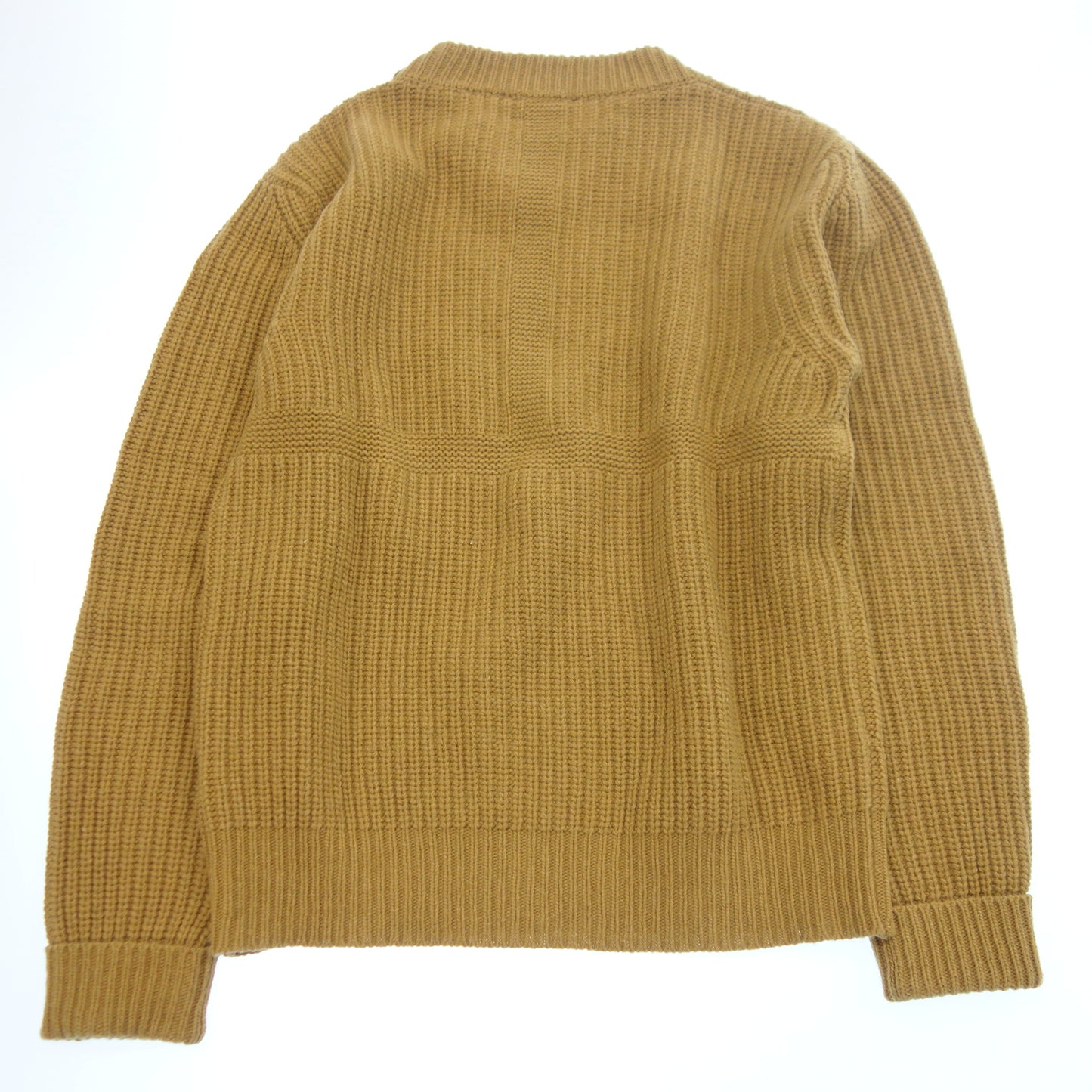 Very good condition◆Etudes knit sweater men's brown S Etudes [AFB6] 