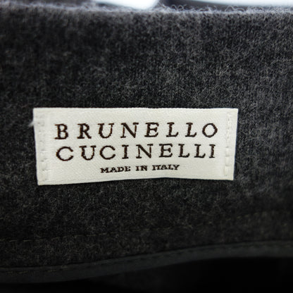 ブルネロクチネリニットワンピース ビジュー ウール S レディース  グレー BRUNELLO CUCINELLI【AFB26】【中古】