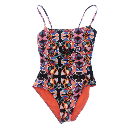 Good condition◆Hermes all-over pattern swimsuit ladies multicolor size 34 HERMES [AFB1] 