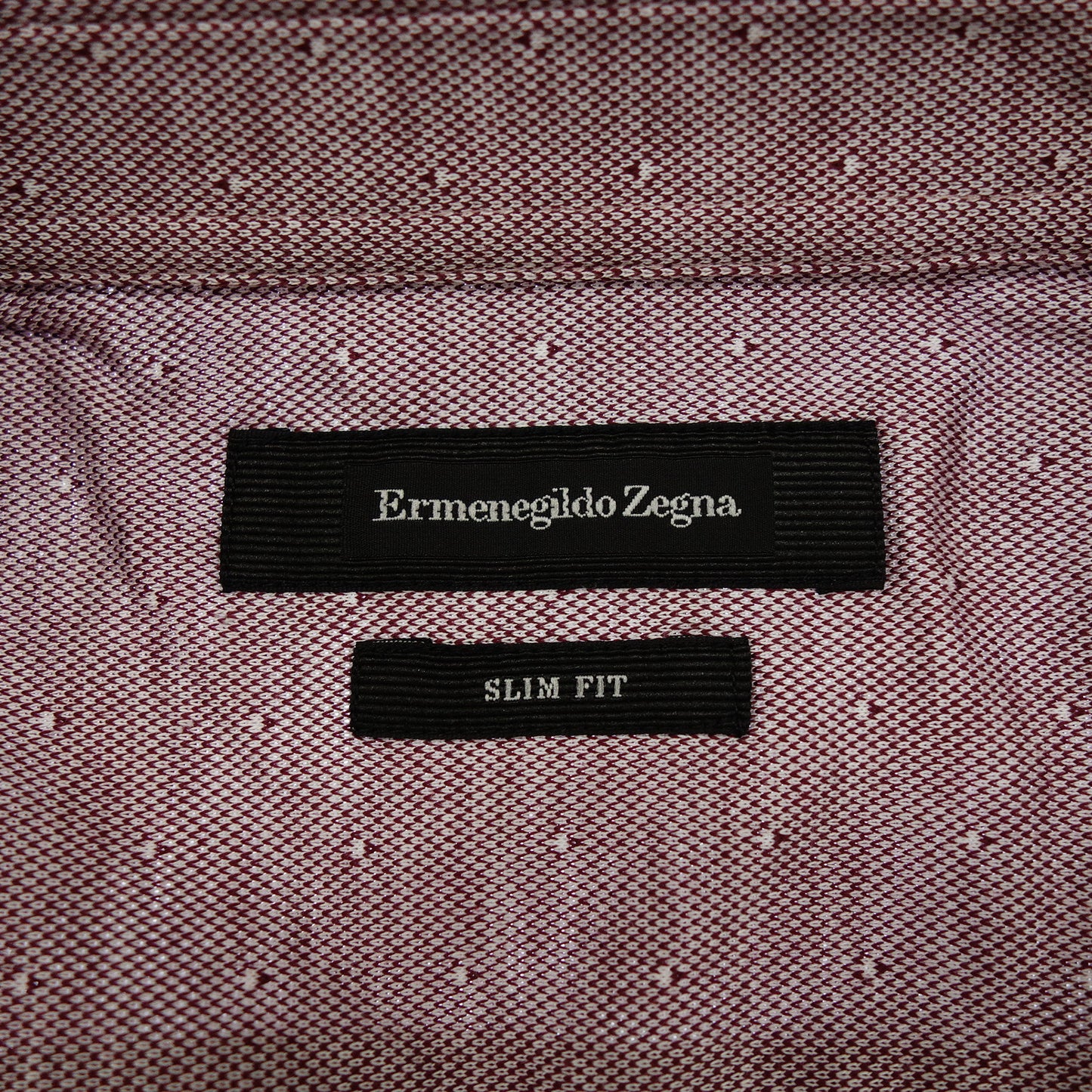 美品◆エルメネジルド ゼニア 長袖シャツ コットン ピンク系 サイズ48 Ermenegildo Zegna【AFB5】