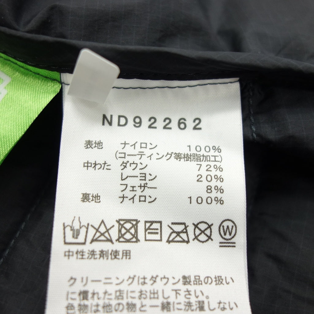 状况良好 ◆ The North Face 羽绒开衫 ND92262 Windstopper Zephyr Shell Gore-Tex 男士黑色尺码 L THE NORTH FACE [AFB23] 