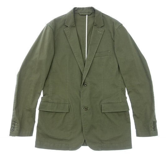 Used ◆ BEAMS 2B Jacket 11-16-1072 Cotton Stretch Men's Olive BEAMS [AFB24] 