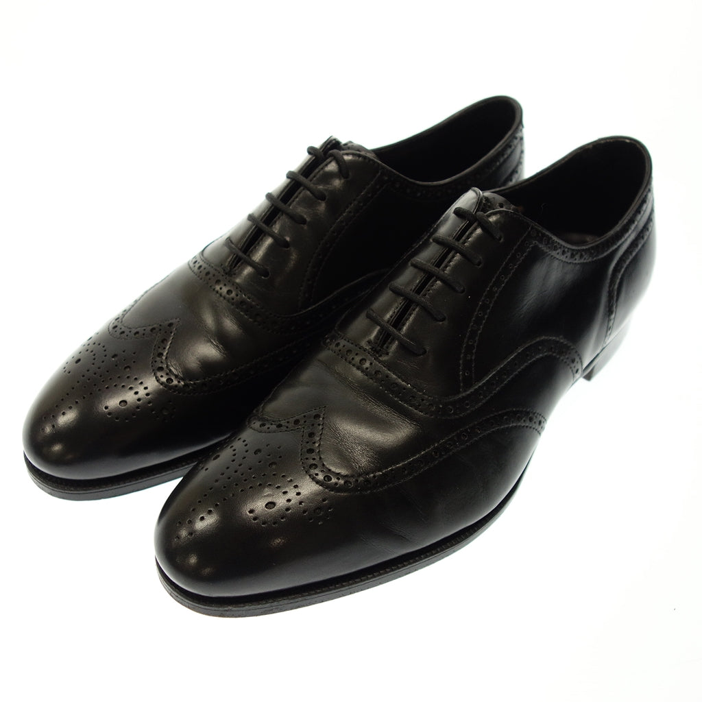 Good Condition◆Edward Green Full Brogue Shoes Wingtip 202 Last Men's Black UK9E EDWARD GREEN 