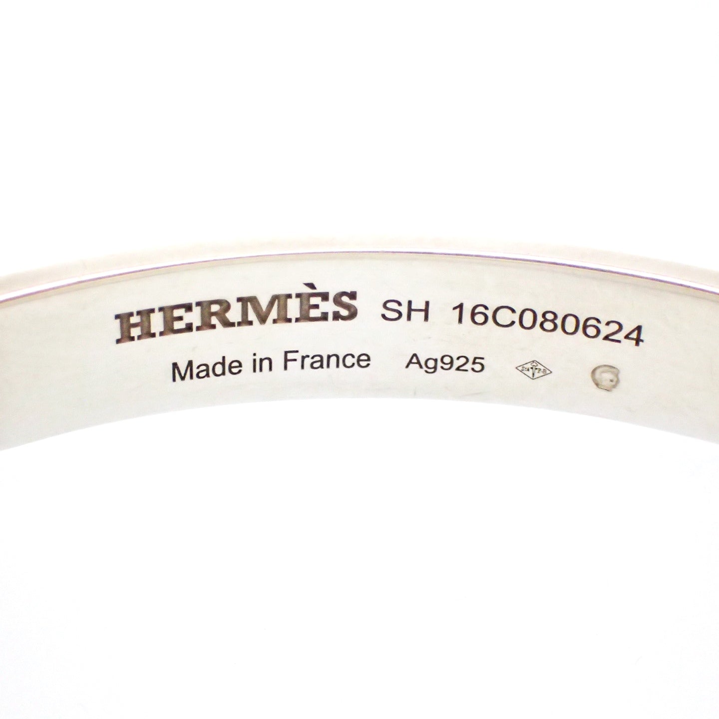 爱马仕手镯 Ag925 银 带盒 HERMES [AFI18] [二手] 