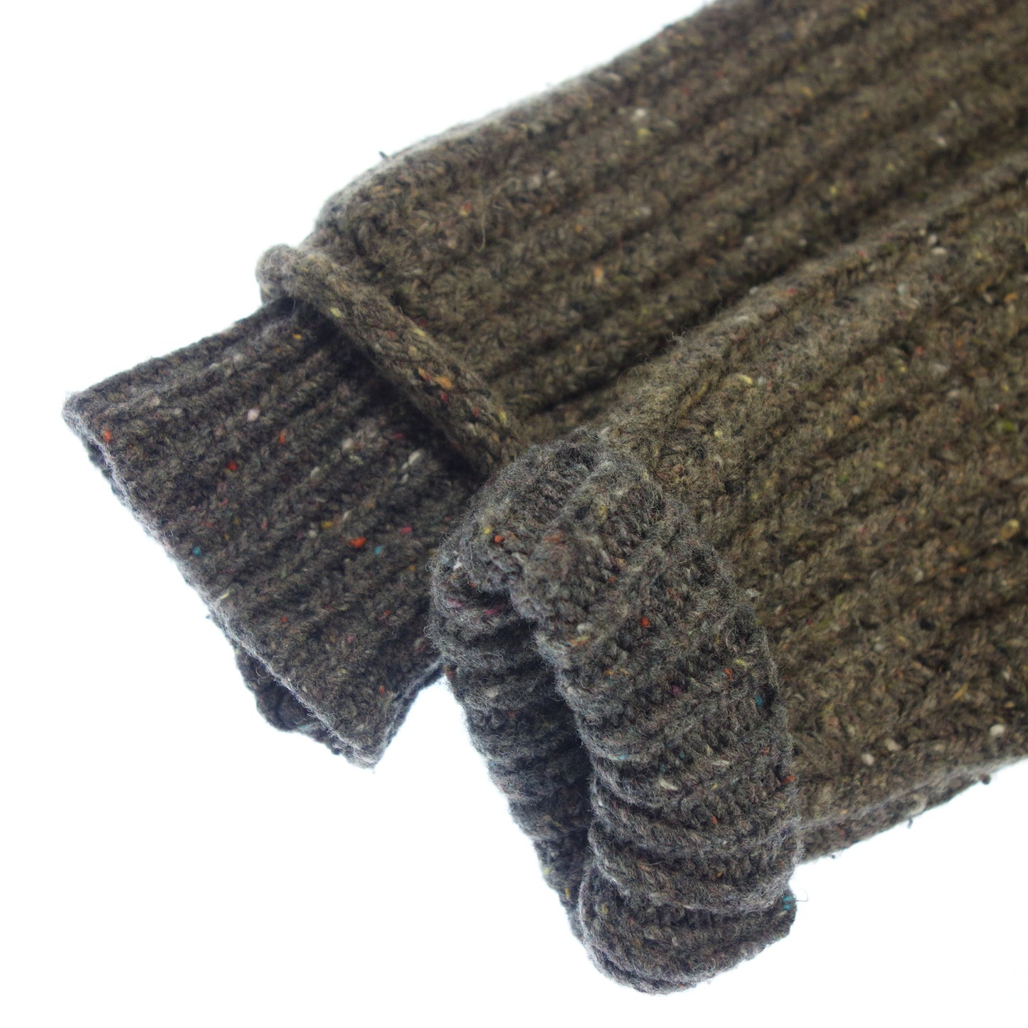 Good condition◆D&amp;G knit low gauge lambswool cashmere blend all over pattern ladies brown size L D&amp;G [AFB10] 