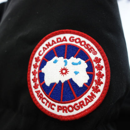 加拿大鹅羽绒服 3804MA Macmillan 派克大衣男式黑色 XS CANADA GOOSE [AFA21] [二手] 